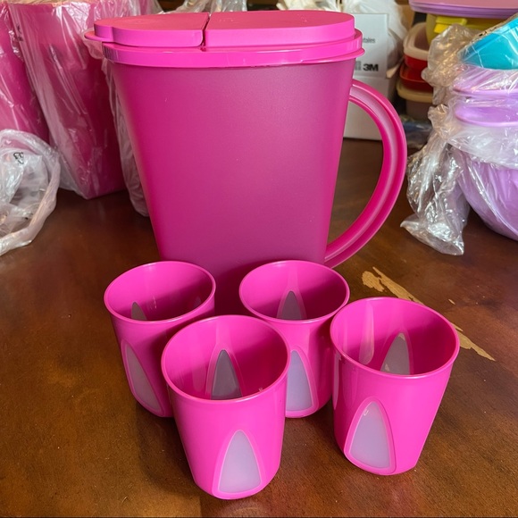Tupperware Other - Tupperware Pitcher and Tumblers Set